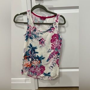 Joules floral tank